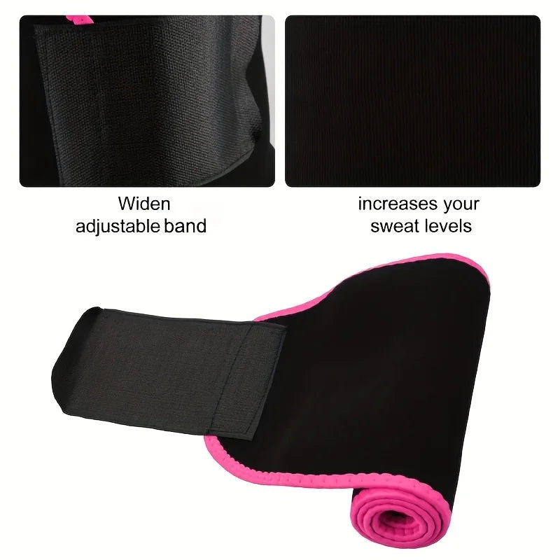 Sports Sweat Burst Waist Support Belt – Abdominal Fat Burning Training Belt