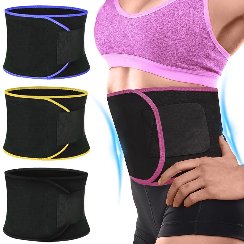 Sports Sweat Burst Waist Support Belt – Abdominal Fat Burning Training Belt