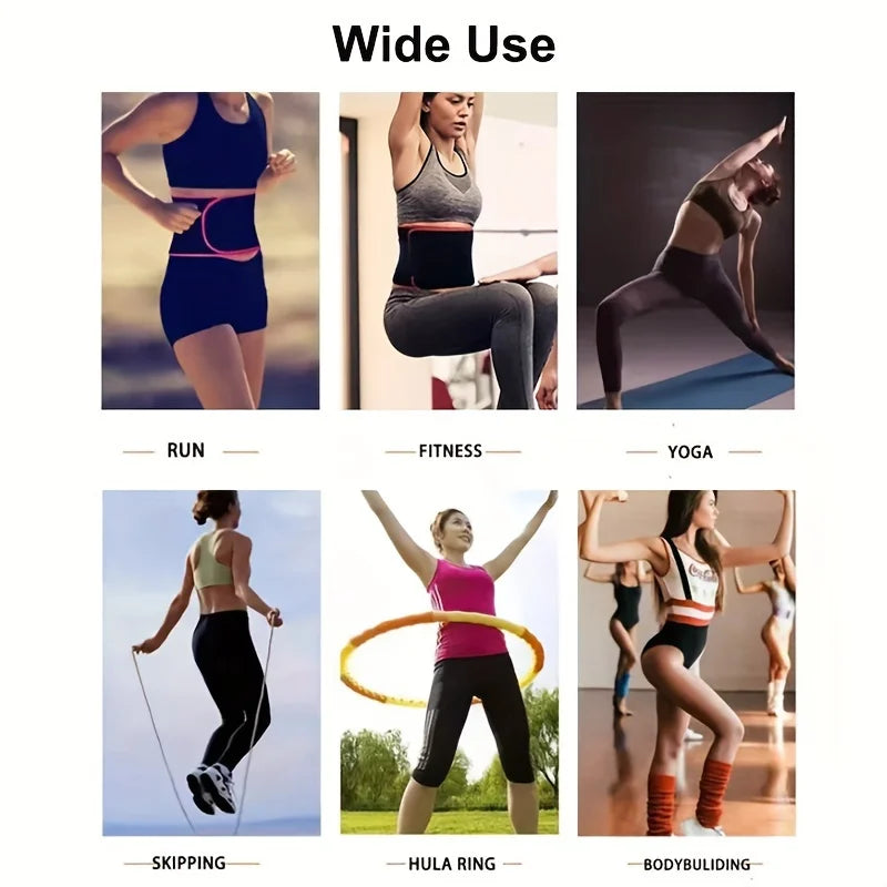 Sports Sweat Burst Waist Support Belt – Abdominal Fat Burning Training Belt