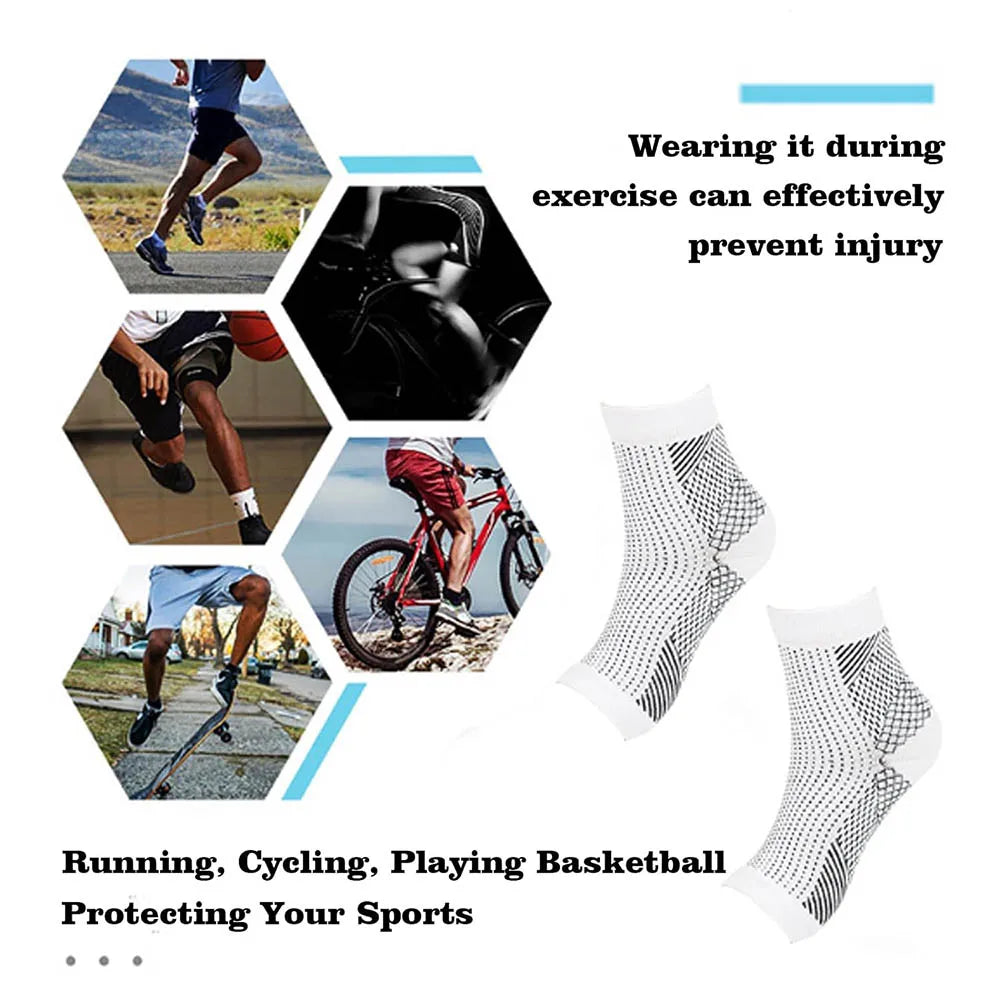 1Pair Neuropathy Socks Ankle Protector