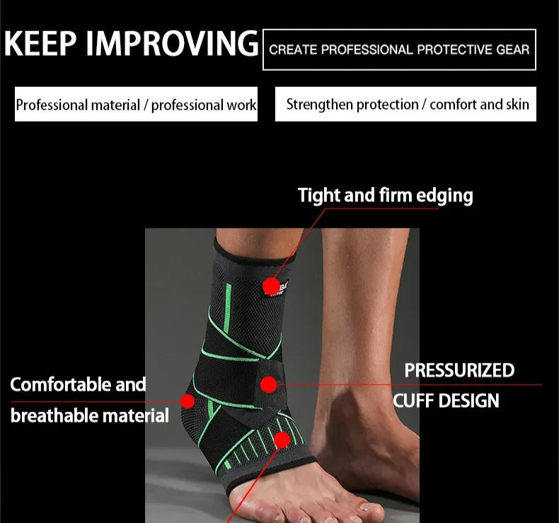 1PC Pressurized Bandage Ankle Support