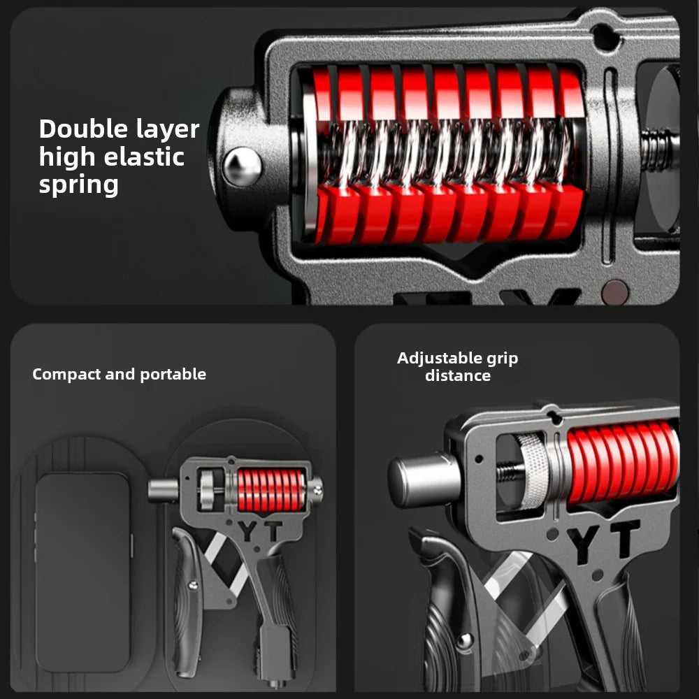 5-165kg Adjustable Heavy-Duty Hand Grip Strength Device