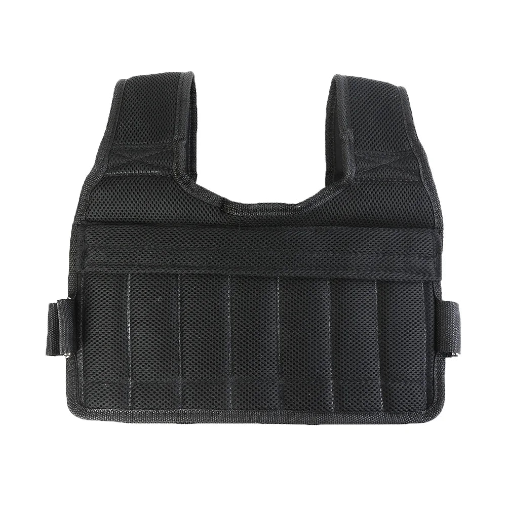 1-50kg Durable Loading Weighted Vest Adjustable Weight Training Exercise Waistcoat Jacket Sand Clothing Boxing Fitness Equipment