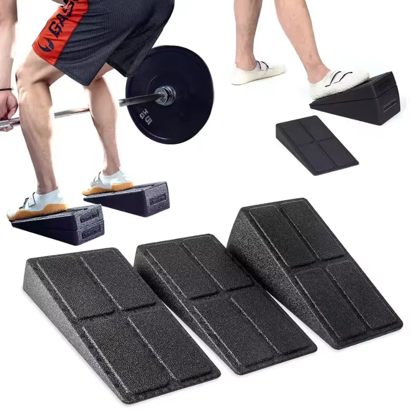 3-Piece Set Yoga Bricks & Squat Wedge Blocks