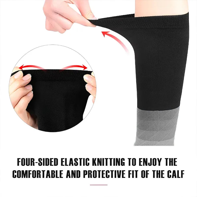 1 Pair Calf Compression Sleeves (20–30 mmHg) – Support for Shin Splints & Fatigue